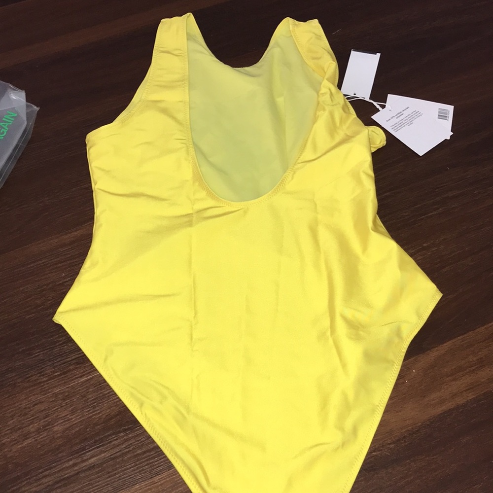 Ganni Flower Graphic Embellished One Piece Swimsuit NWT - Picture 10 of 10